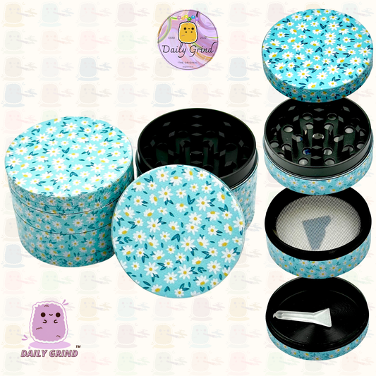 Daisy Flowers Design Cute Girls - 50mm 4 pièces de haute qualité personnalisé broyeur d'herbes en métal cadeau