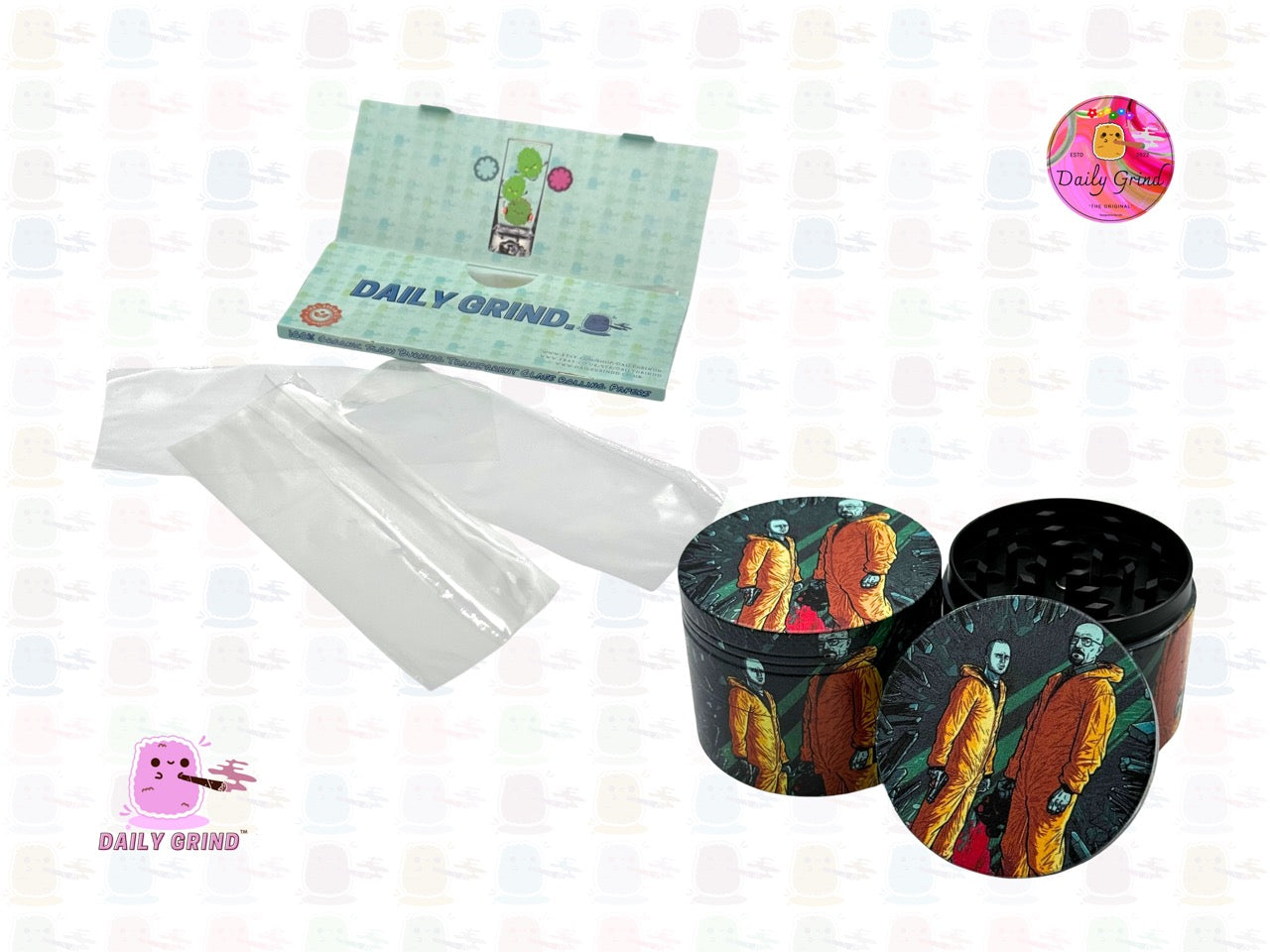 Classic TV Show Parody - 50mm Premium 4-Piece Custom Metal Tobacco Herb Grinder Gift Idea