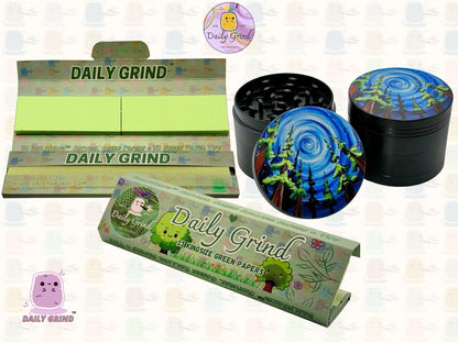 Portal In The Woods Vision - 50mm 4-Piece High Quality Custom Metal Tobacco Herb Grinder Gift Idea