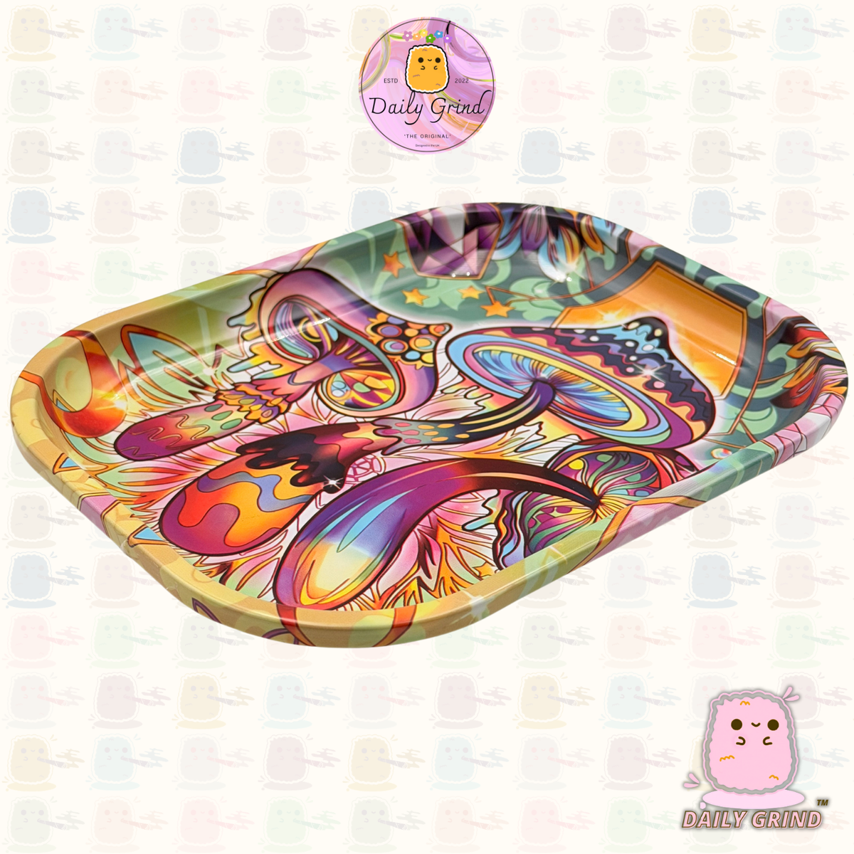 Helado Morado - Bandeja de Metal de 14x18cm para Bits &amp; Pieces, Joyas, Cristales, etc!! Idea de regalo de baratijas