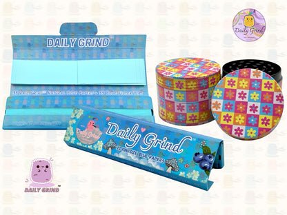 Fleurs damier mignon motif Pastel 50mm 4 pièces haute qualité personnalisé métal herbe broyeur cadeau 