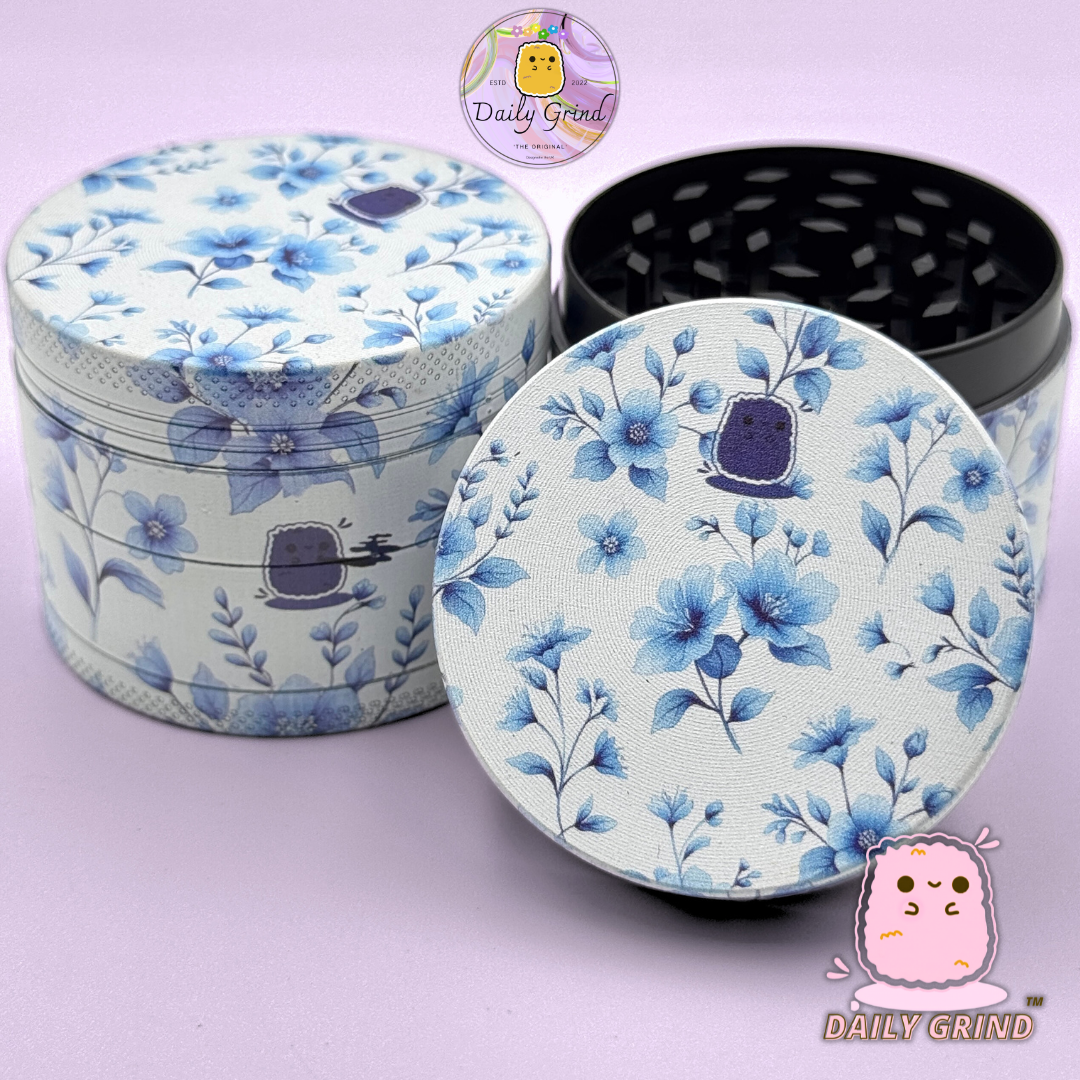 Mignon œil de cristal coloré Trippy 50mm 4 pièces de haute qualité personnalisé broyeur d'herbes en métal cadeau 