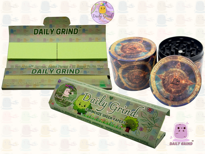 Motif Trippy coloré ondulé liquide Hallucination 50mm 4 pièces haute qualité personnalisé métal herbe broyeur cadeau 