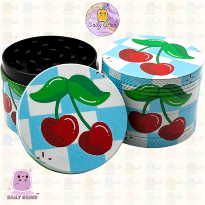 Motif Trippy coloré ondulé liquide Hallucination 50mm 4 pièces haute qualité personnalisé métal herbe broyeur cadeau 