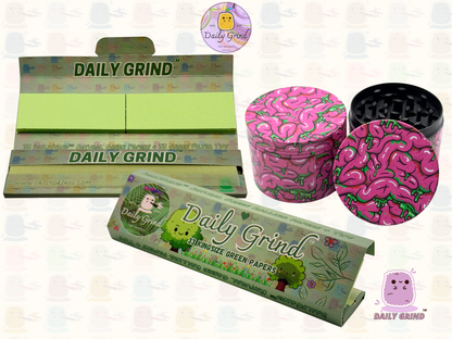 Motif Trippy coloré ondulé liquide Hallucination 50mm 4 pièces haute qualité personnalisé métal herbe broyeur cadeau 