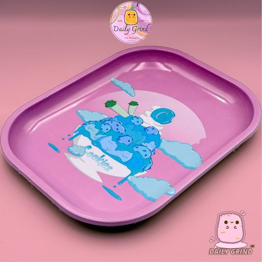 Crème glacée violette - Plateau en métal 14x18 cm pour morceaux et pièces, bijoux, cristaux, etc. !! Idée cadeau bibelots