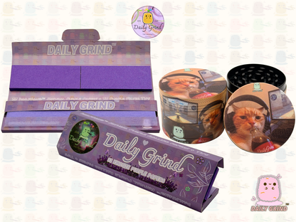 Gamer Kitten - 50mm Custom 4-Piece Metal Tobacco Herb Grinder - Christmas Gift