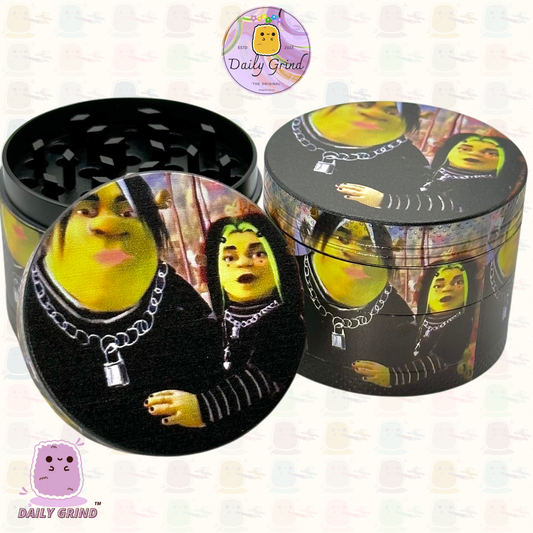 Emo Goth Funny Parody Meme - 50mm 4 parties cadeau de broyeur d'herbes en métal personnalisé de haute qualité 