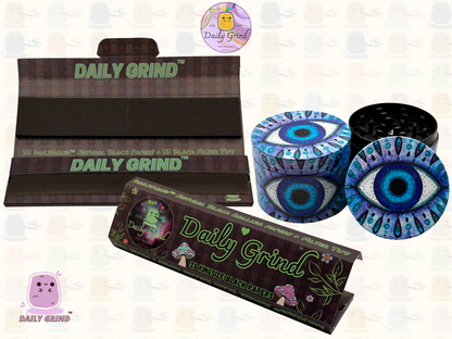 Motif Trippy coloré ondulé liquide Hallucination 50mm 4 pièces haute qualité personnalisé métal herbe broyeur cadeau 