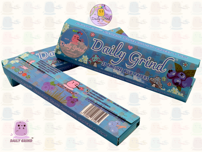Papel de liar tamaño king azul Daily Grind™: ¡alta calidad, súper lindo! Regalo de 33 hojas.