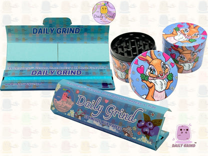 Squirrel Loving Romance Cute Nature - 50mm 4-Piece Premium Custom Metal Tobacco Herb Grinder Cute Gift Idea