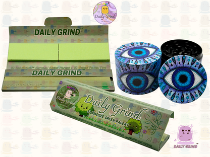 Motif Trippy coloré ondulé liquide Hallucination 50mm 4 pièces haute qualité personnalisé métal herbe broyeur cadeau 