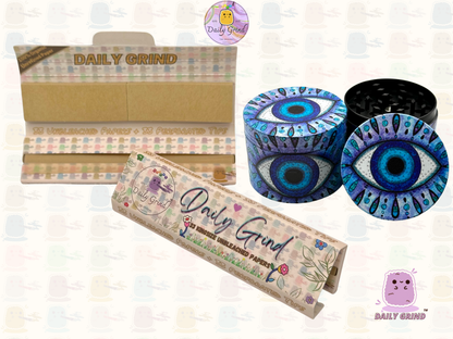 Motif Trippy coloré ondulé liquide Hallucination 50mm 4 pièces haute qualité personnalisé métal herbe broyeur cadeau 