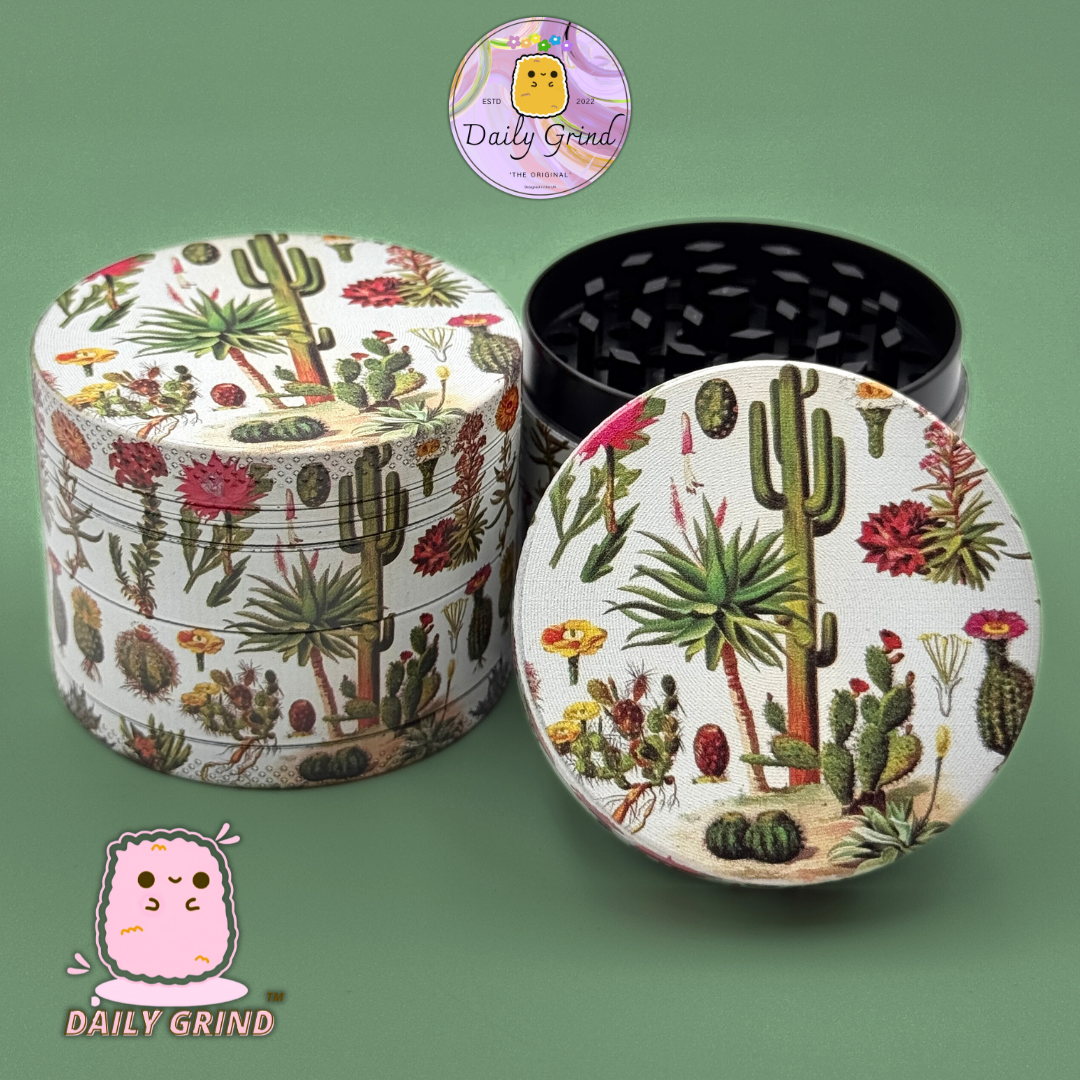 Mignon œil de cristal coloré Trippy 50mm 4 pièces de haute qualité personnalisé broyeur d'herbes en métal cadeau 
