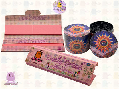 Motif Trippy coloré ondulé liquide Hallucination 50mm 4 pièces haute qualité personnalisé métal herbe broyeur cadeau 