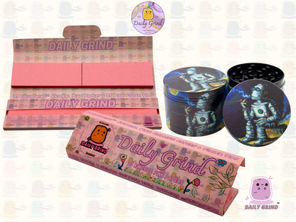 Motif Trippy coloré ondulé liquide Hallucination 50mm 4 pièces haute qualité personnalisé métal herbe broyeur cadeau 