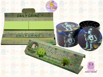 Motif Trippy coloré ondulé liquide Hallucination 50mm 4 pièces haute qualité personnalisé métal herbe broyeur cadeau 