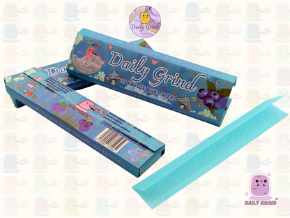 Papel de liar tamaño king azul Daily Grind™: ¡alta calidad, súper lindo! Regalo de 33 hojas.