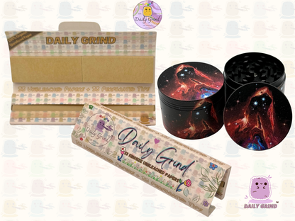 Motif Trippy coloré ondulé liquide Hallucination 50mm 4 pièces haute qualité personnalisé métal herbe broyeur cadeau 