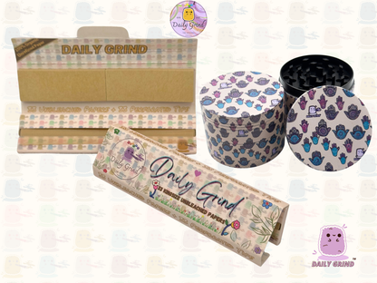 Motif Trippy coloré ondulé liquide Hallucination 50mm 4 pièces haute qualité personnalisé métal herbe broyeur cadeau 