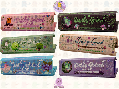 Papel de liar tamaño king azul Daily Grind™: ¡alta calidad, súper lindo! Regalo de 33 hojas.