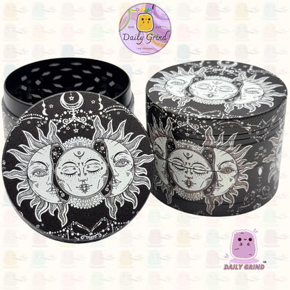Mignon œil de cristal coloré Trippy 50mm 4 pièces de haute qualité personnalisé broyeur d'herbes en métal cadeau 