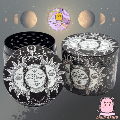Mignon œil de cristal coloré Trippy 50mm 4 pièces de haute qualité personnalisé broyeur d'herbes en métal cadeau 