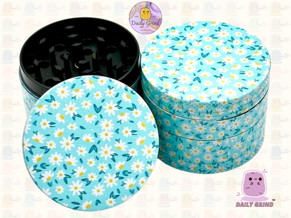 Daisy Flowers Design Cute Girls - 50mm 4 pièces de haute qualité personnalisé broyeur d'herbes en métal cadeau