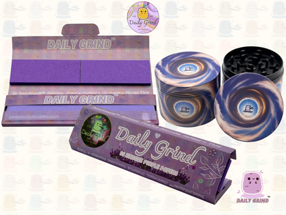 Motif Trippy coloré ondulé liquide Hallucination 50mm 4 pièces haute qualité personnalisé métal herbe broyeur cadeau 