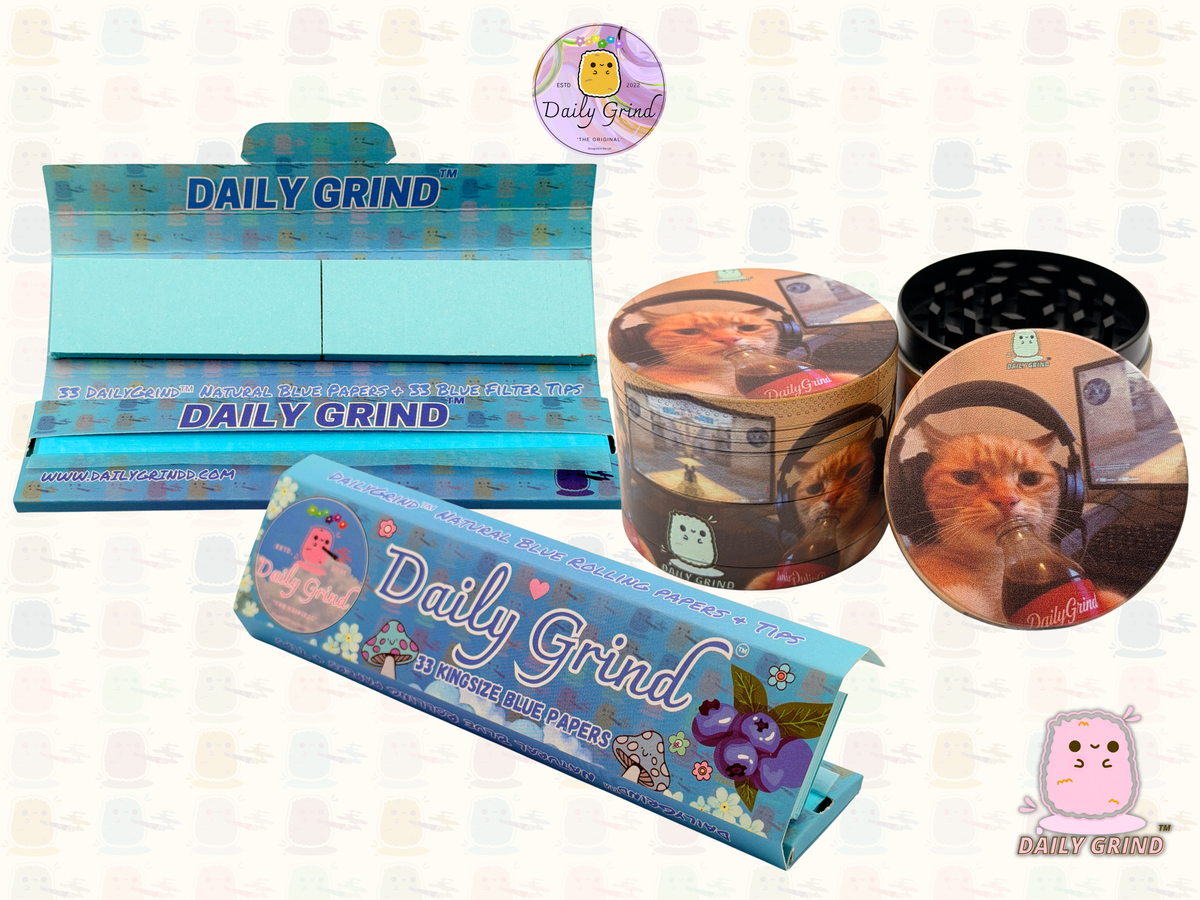 Gamer Kitten - 50mm Custom 4-Piece Metal Tobacco Herb Grinder - Christmas Gift