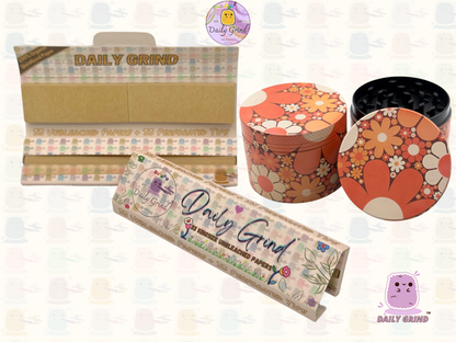 Motif Trippy coloré ondulé liquide Hallucination 50mm 4 pièces haute qualité personnalisé métal herbe broyeur cadeau 