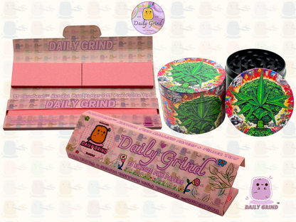 Motif Trippy coloré ondulé liquide Hallucination 50mm 4 pièces haute qualité personnalisé métal herbe broyeur cadeau 