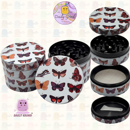 Mignon œil de cristal coloré Trippy 50mm 4 pièces de haute qualité personnalisé broyeur d'herbes en métal cadeau 