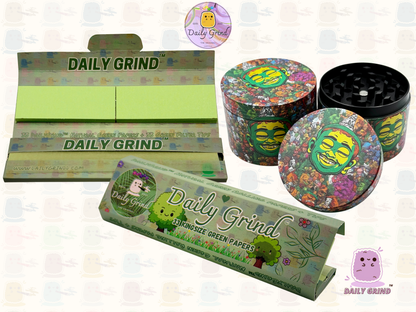 Motif Trippy coloré ondulé liquide Hallucination 50mm 4 pièces haute qualité personnalisé métal herbe broyeur cadeau 