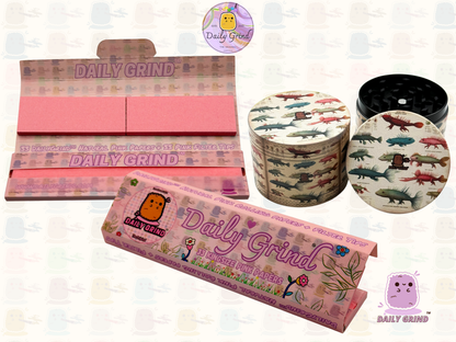 Motif Trippy coloré ondulé liquide Hallucination 50mm 4 pièces haute qualité personnalisé métal herbe broyeur cadeau 
