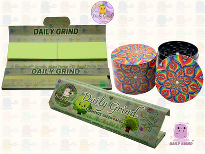 Motif Trippy coloré ondulé liquide Hallucination 50mm 4 pièces haute qualité personnalisé métal herbe broyeur cadeau 