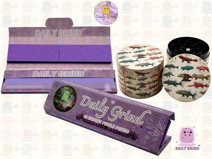 Motif Trippy coloré ondulé liquide Hallucination 50mm 4 pièces haute qualité personnalisé métal herbe broyeur cadeau 