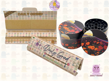 Motif Trippy coloré ondulé liquide Hallucination 50mm 4 pièces haute qualité personnalisé métal herbe broyeur cadeau 