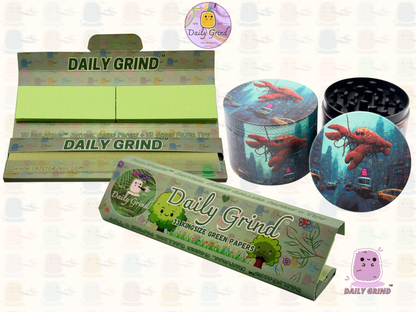 Motif Trippy coloré ondulé liquide Hallucination 50mm 4 pièces haute qualité personnalisé métal herbe broyeur cadeau 