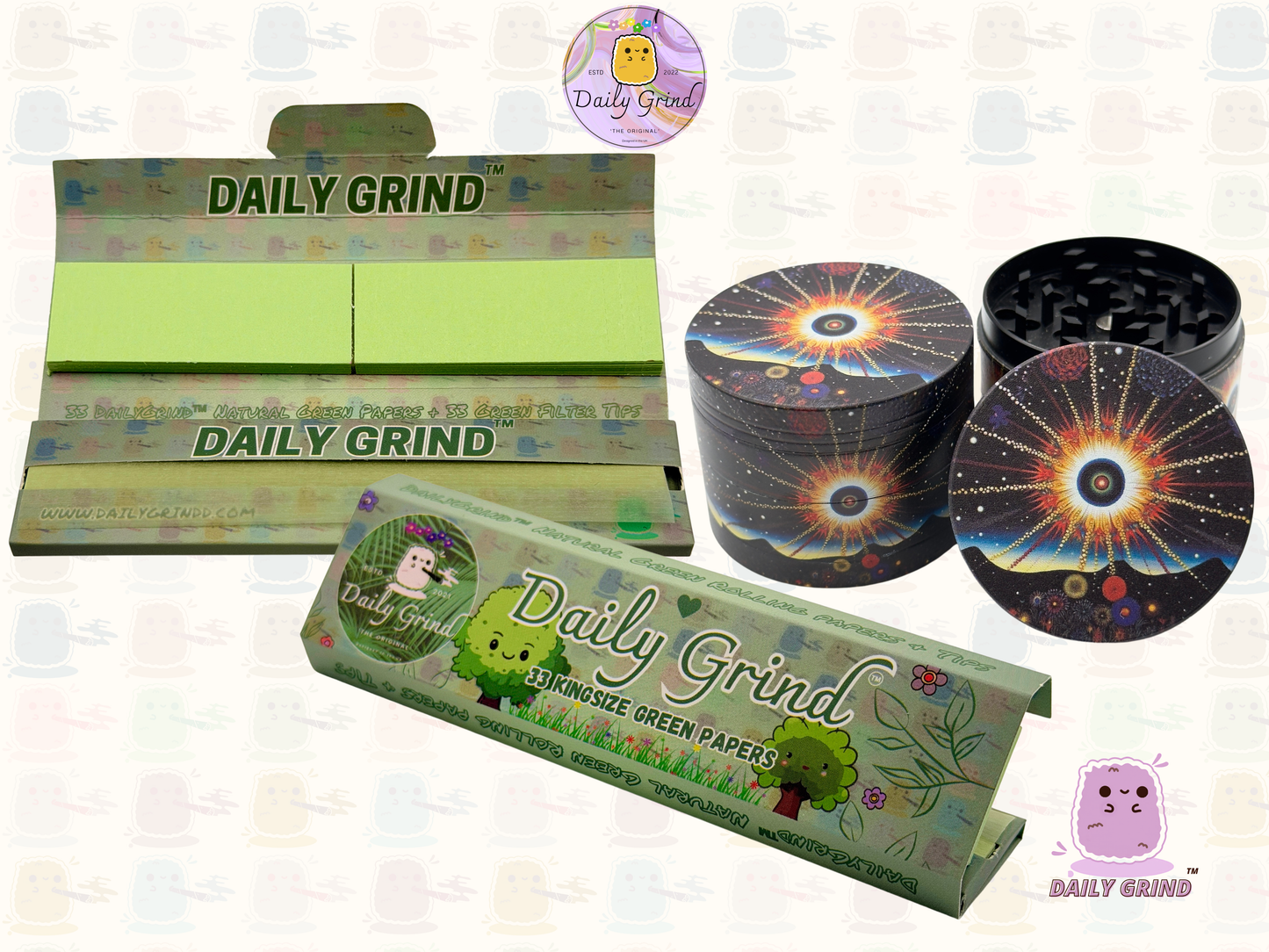 Exploding Star - 50mm Premium 4-Piece Custom Metal Tobacco Herb Grinder Gift Idea
