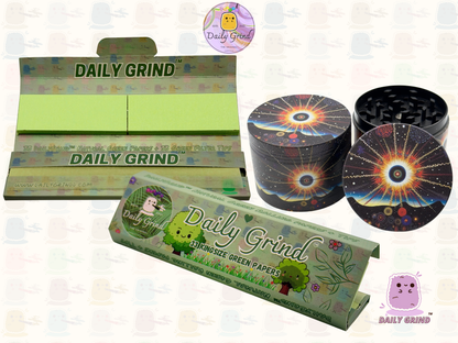 Exploding Star - 50mm Premium 4-Piece Custom Metal Tobacco Herb Grinder Gift Idea