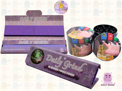 Motif Trippy coloré ondulé liquide Hallucination 50mm 4 pièces haute qualité personnalisé métal herbe broyeur cadeau 