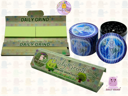Motif Trippy coloré ondulé liquide Hallucination 50mm 4 pièces haute qualité personnalisé métal herbe broyeur cadeau 