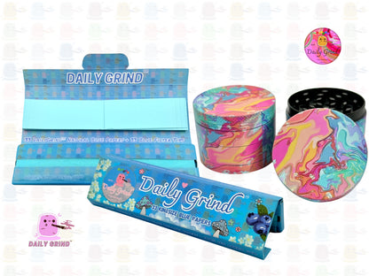 Diseño Pastel Tie Dye Hermosa calidad - 50 mm 4 piezas Regalo de molinillo de hierbas de metal de alta calidad