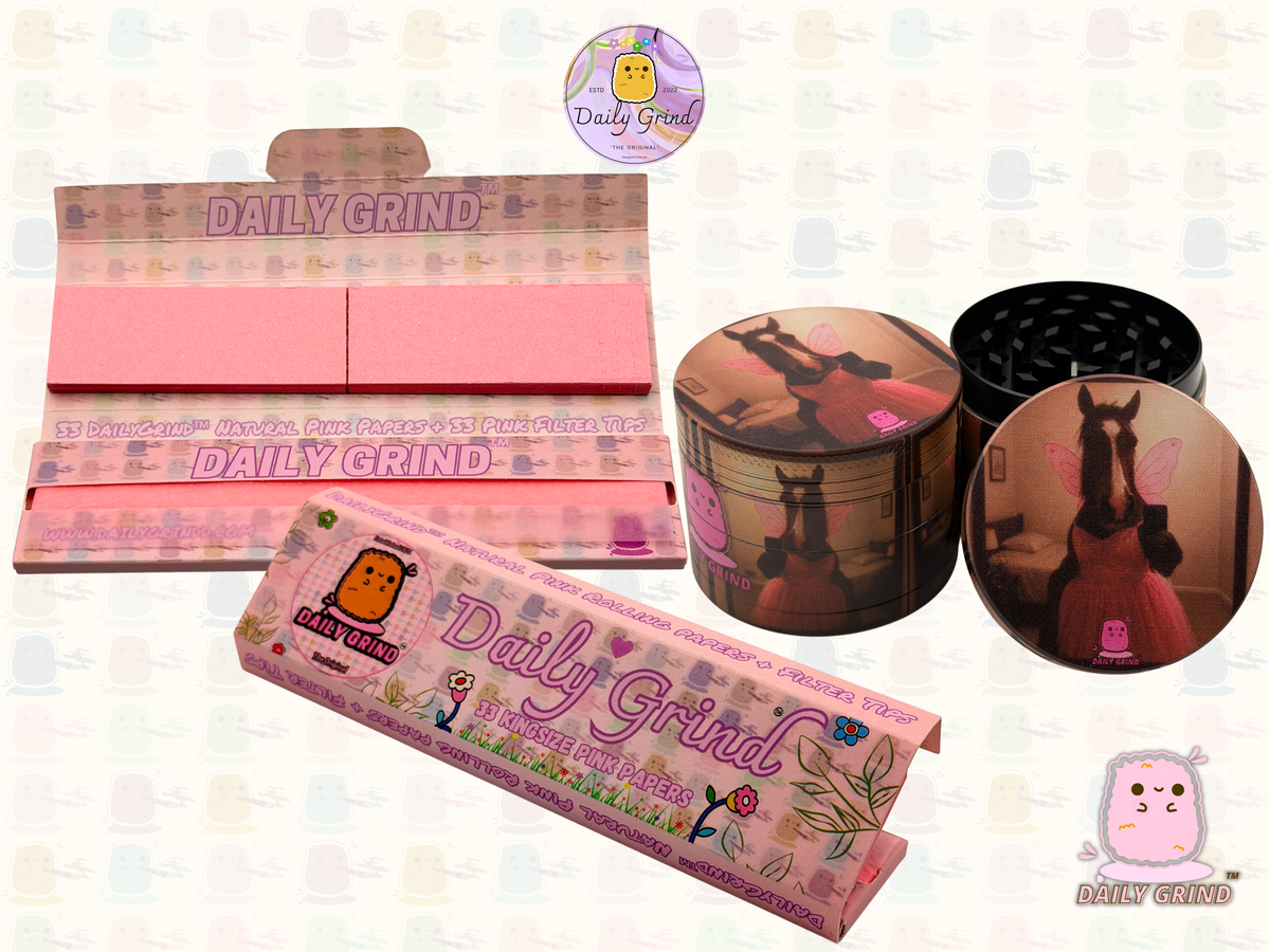 Princess Pony - 50mm Custom 4-Piece Metal Tobacco Herb Grinder - Christmas Gift