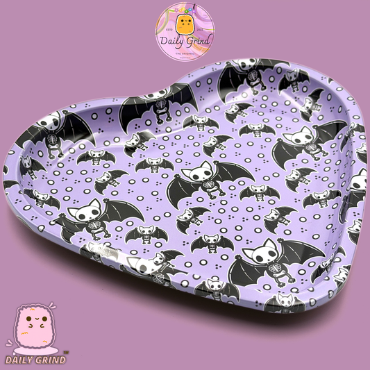 Crème glacée violette - Plateau en métal 14x18 cm pour morceaux et pièces, bijoux, cristaux, etc. !! Idée cadeau bibelots