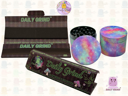 Voie lactée colorée galaxie mignonne 50mm 4 pièces cadeau de broyeur d'herbes en métal personnalisé de haute qualité 
