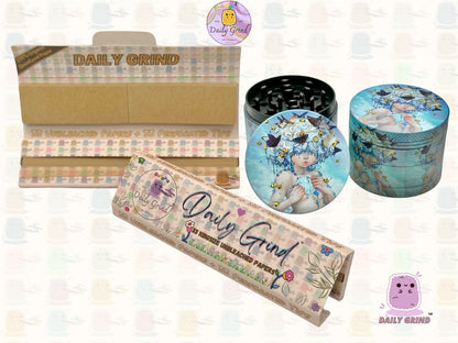 50mm Cute Fairy Girl Spiritual Nature Cute Kawaii Art - 4 parties de haute qualité en métal Herb Grinder Cadeau 