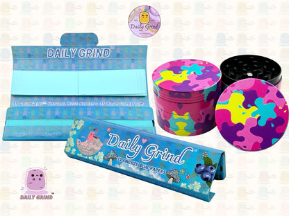 Motif Trippy coloré ondulé liquide Hallucination 50mm 4 pièces haute qualité personnalisé métal herbe broyeur cadeau 