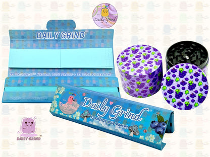 Purple Grape Fruit Candy Juicy - 50mm 4-Piece High Quality Metal Tobacco Herb Grinder Gift Idea